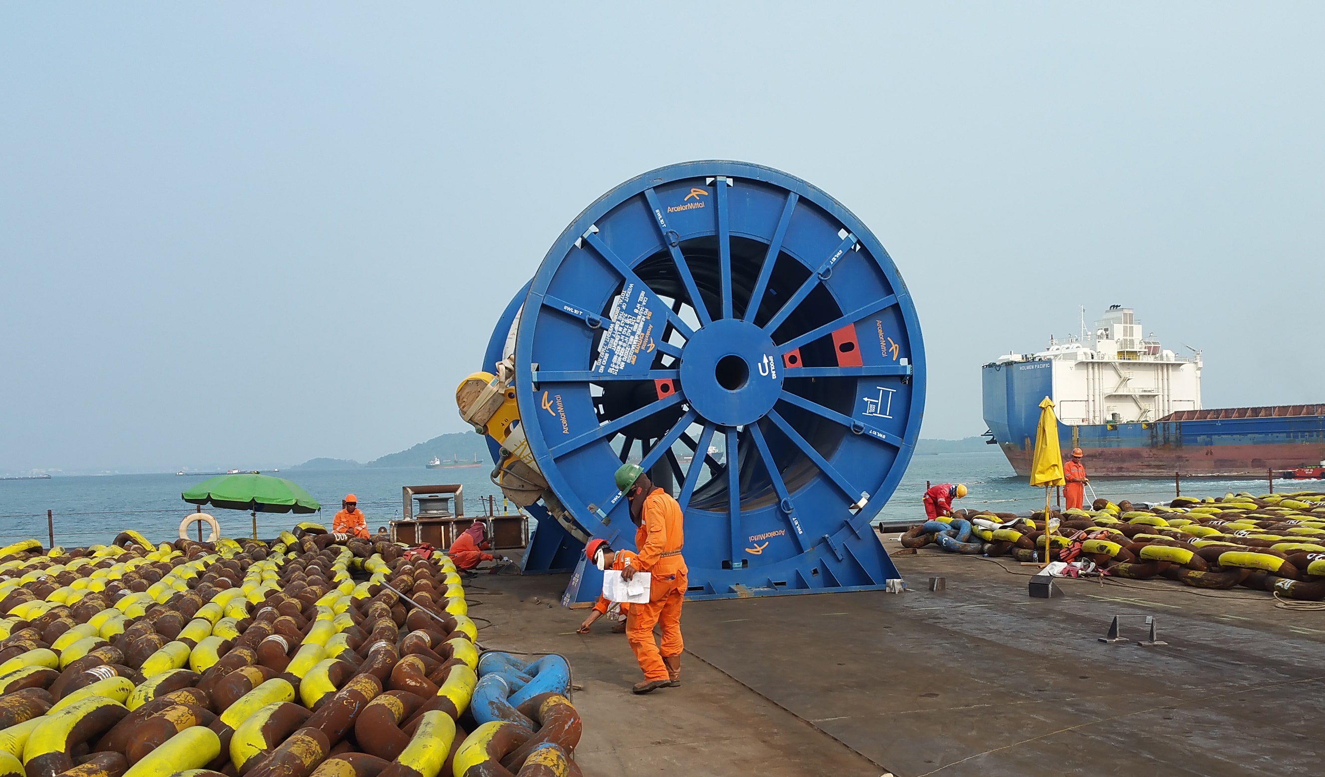 Ichthys LNG Project mooring system prelay completed INPEX